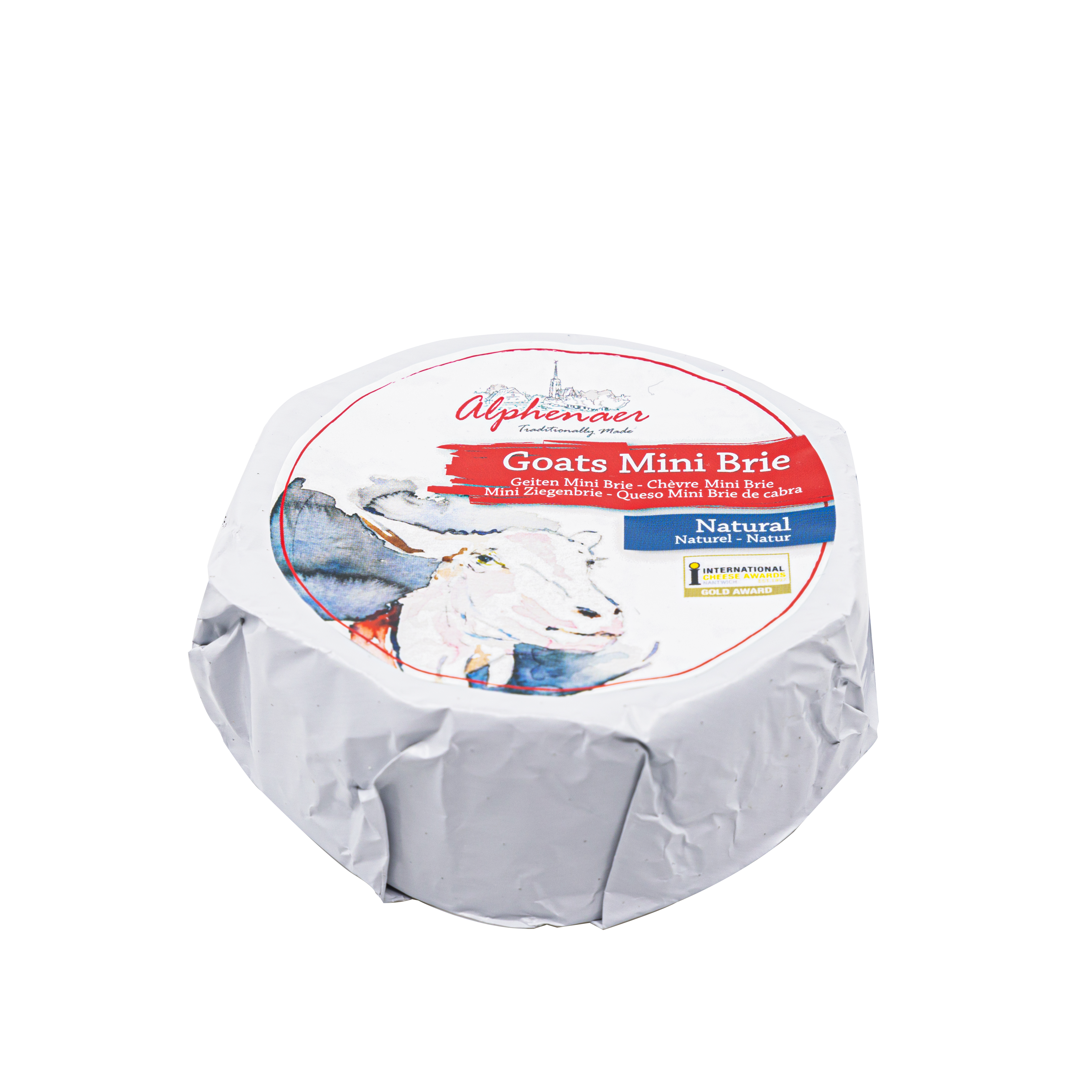 Alphenaer Goat Mini Brie – Natural – 150 Gr